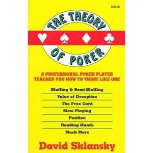 USED-The Theory of Poker by Sklansky, David (Paperback)