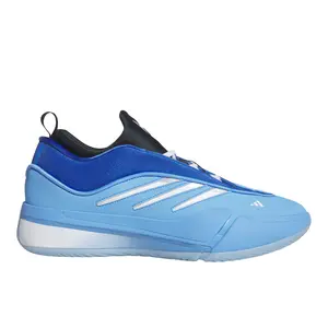 adidas Mens Dame 9 Basketball Sneakers Shoes - Blue, White