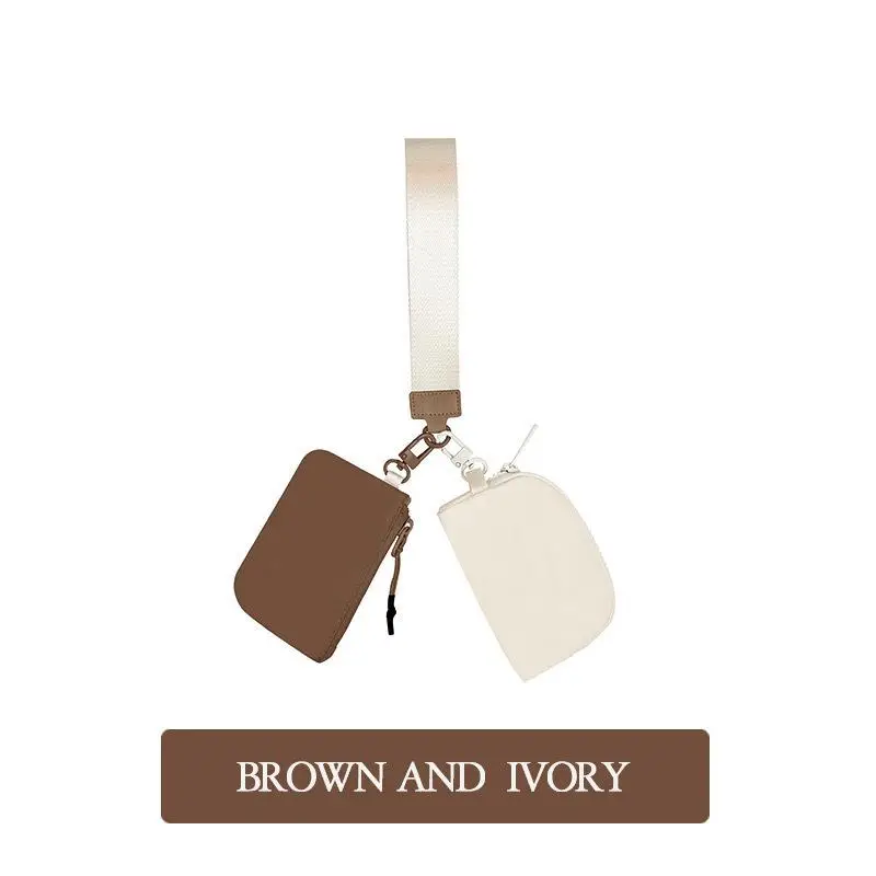 Multi-Functional Wrist Bag, Mini Waterproof Wallet, 2-in-1 Storage Bag, Change Purse, Bank Card Holder, ID Card Holder, Mini Zip-Around Wristlet Walle