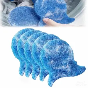 6 Pack Reusable Pet Hair Remover Discs for Laundry Effectively Removes Dog Cat HairLint Dander from Clothes Bedding Suitable for Washer Dryer