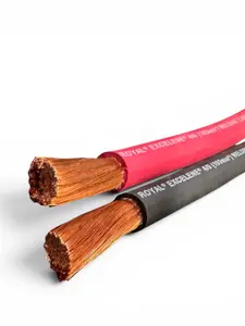 4/0 EXCELENE Welding Battery Cable Red or Black, 600v, EPDM jacket. USA MADE
