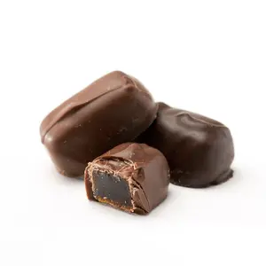 Asher's Chocolates Milk Chocolate Orange Jellies - Rich Flavor, Gluten-Free, Kosher Certified, Made in the USA 16 oz