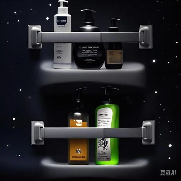 Durable Aluminum Shower Organizer - Adjustable Corner Storage Bar for RV Showers - Space-Saving Solution for Travel Trailers and Campers - 2-Pack Set - Rust-Resistant and Lightweight Design Accessory