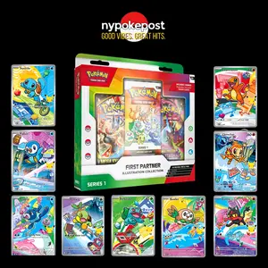 First Partner Illustration Collection Box Series 1 - Incl. Mega + Phantasmal Pack  - Pokemon Trading Card Game TCG