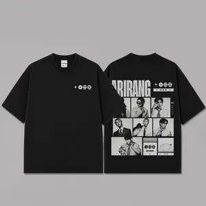 Arirang World Tour 2026 Acid Washed Unisex Oversized Premium Cotton T-Shirt, The Bangtan T-Shirt , Vintage Music Merch T-Shirt, Pop Korea Style, New Album Gift For Fans