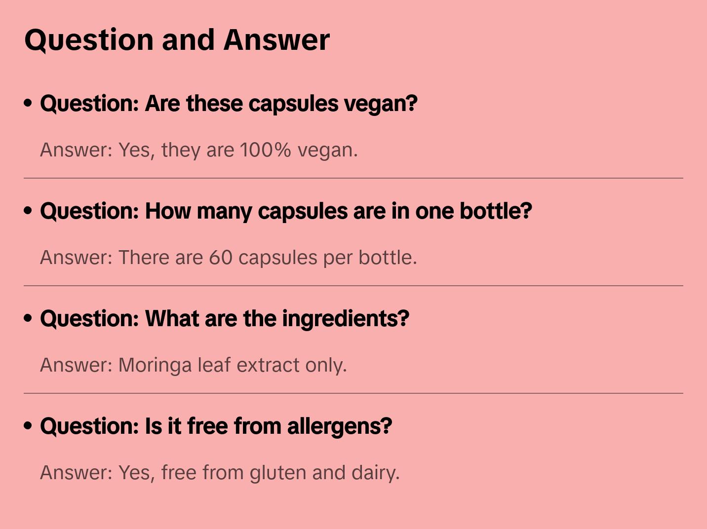 Moringa Capsules I 100% Organic & Vegan - Natural Herbal Capsules for Health Benefits Moringa Capsules I 100% Organic & Vegan - Natural Herbal Capsules for Health Benefits