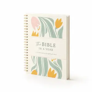 The Bible In A Year Devotional for Women – Spiral Bound 52-Week Scripture Reading Plan, Daily Reflection & Chronological Bible Study Companion
