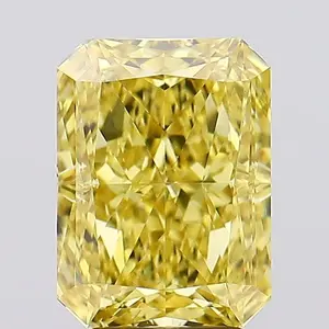 4.4 Carat Radiant Cut Fancy Yellow