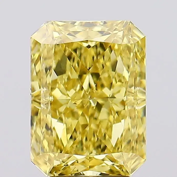 4.4 Carat Radiant Cut Fancy Yellow
