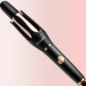 ELLA BELLA Automatic Rotating Curling Iron • Auto Hair Curlers • Easy to Use • Digital Display to Accurately Control Temperature • Transform Your Look in Seconds • for Medium to Long Hair Lengths