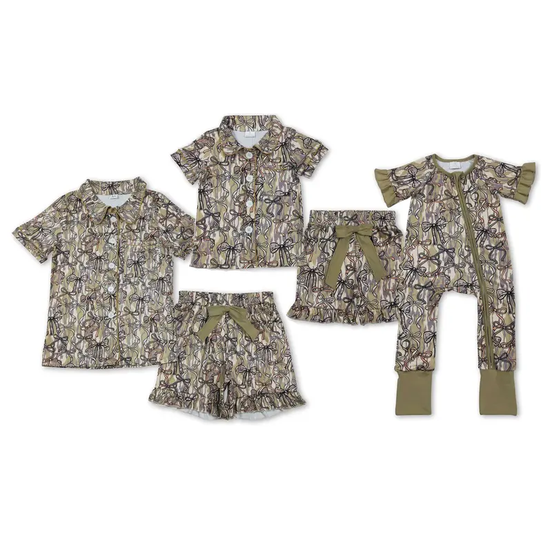 family camouflage nightwear