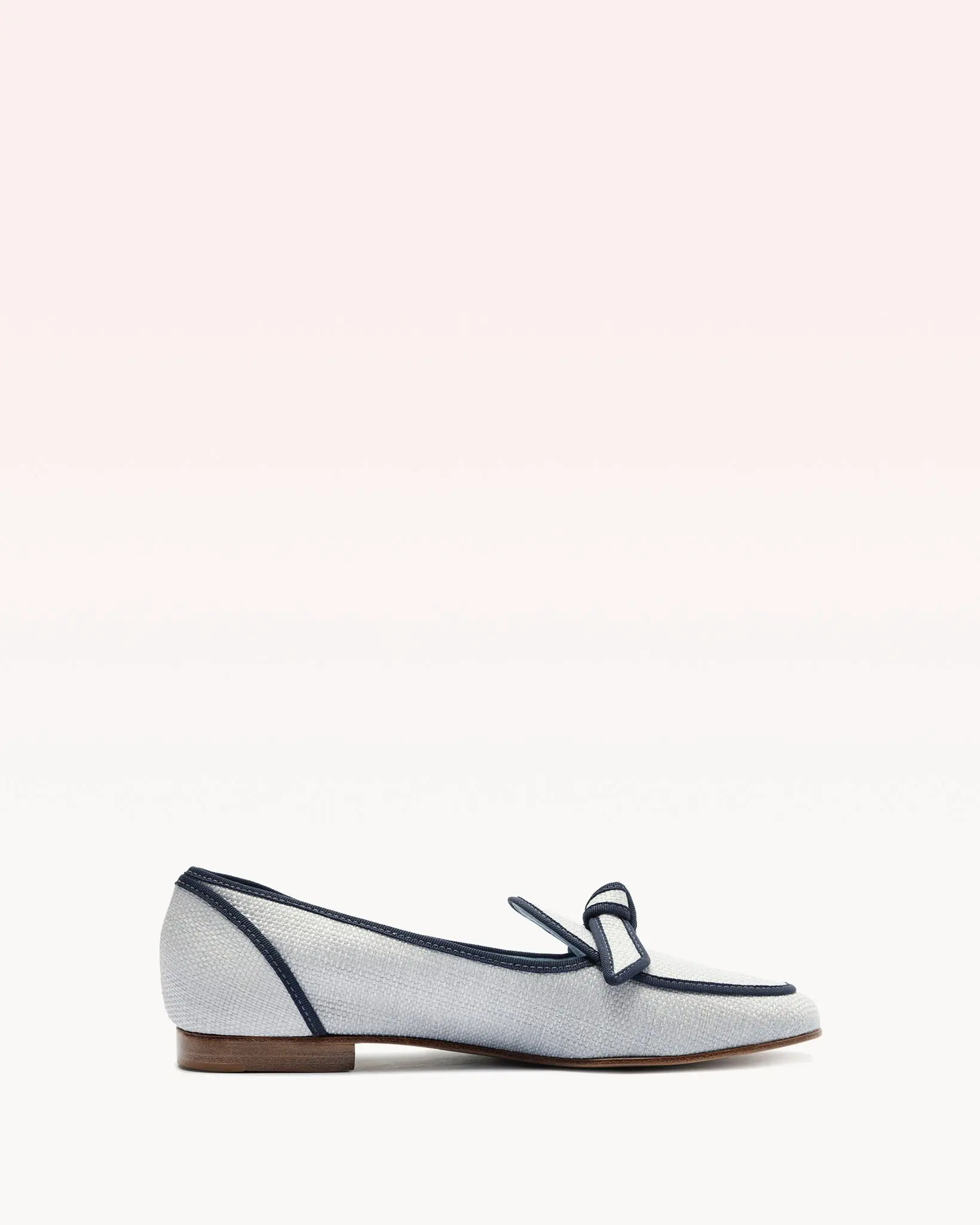 Grosgrain Raffia Loafer