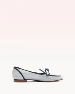 Grosgrain Raffia Loafer