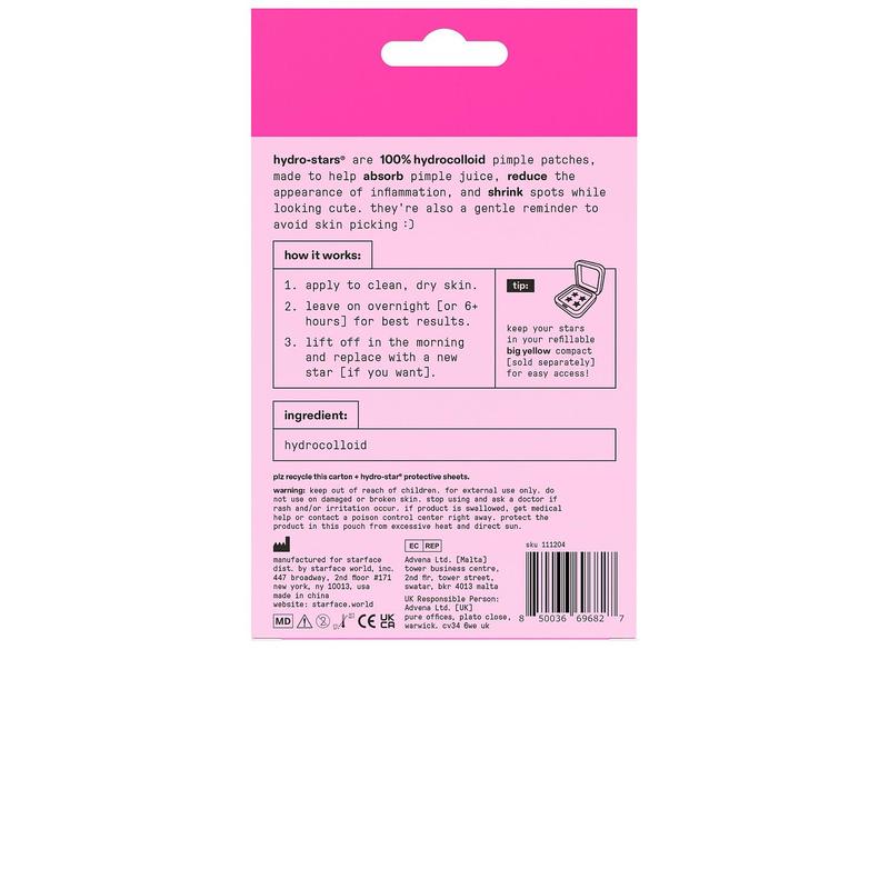 Starface Pink Hydro-star Pimple Patches