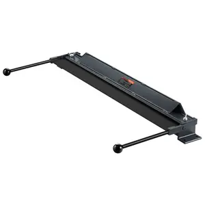 Box And Pan Brake, 48-Inch, 0-130 Degrees Sheet Metal Bending Brake, Portable Mini Metal Bender With 20 Gauge Low Carbon Steel, 14 Gauge Aluminum Capacity, Power Handle, For Metal Bending