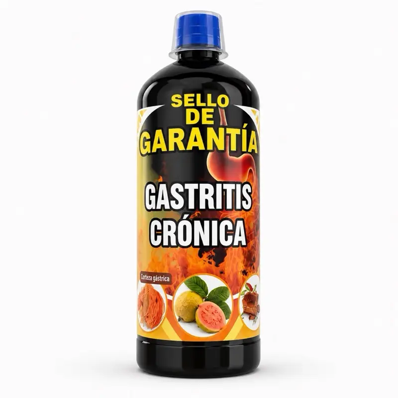 Gastritis Chronic Herbal Liquid Supplement, 1 Liter (33.8 fl oz), Traditional Botanical Blend, Liquid Dietary Supplement