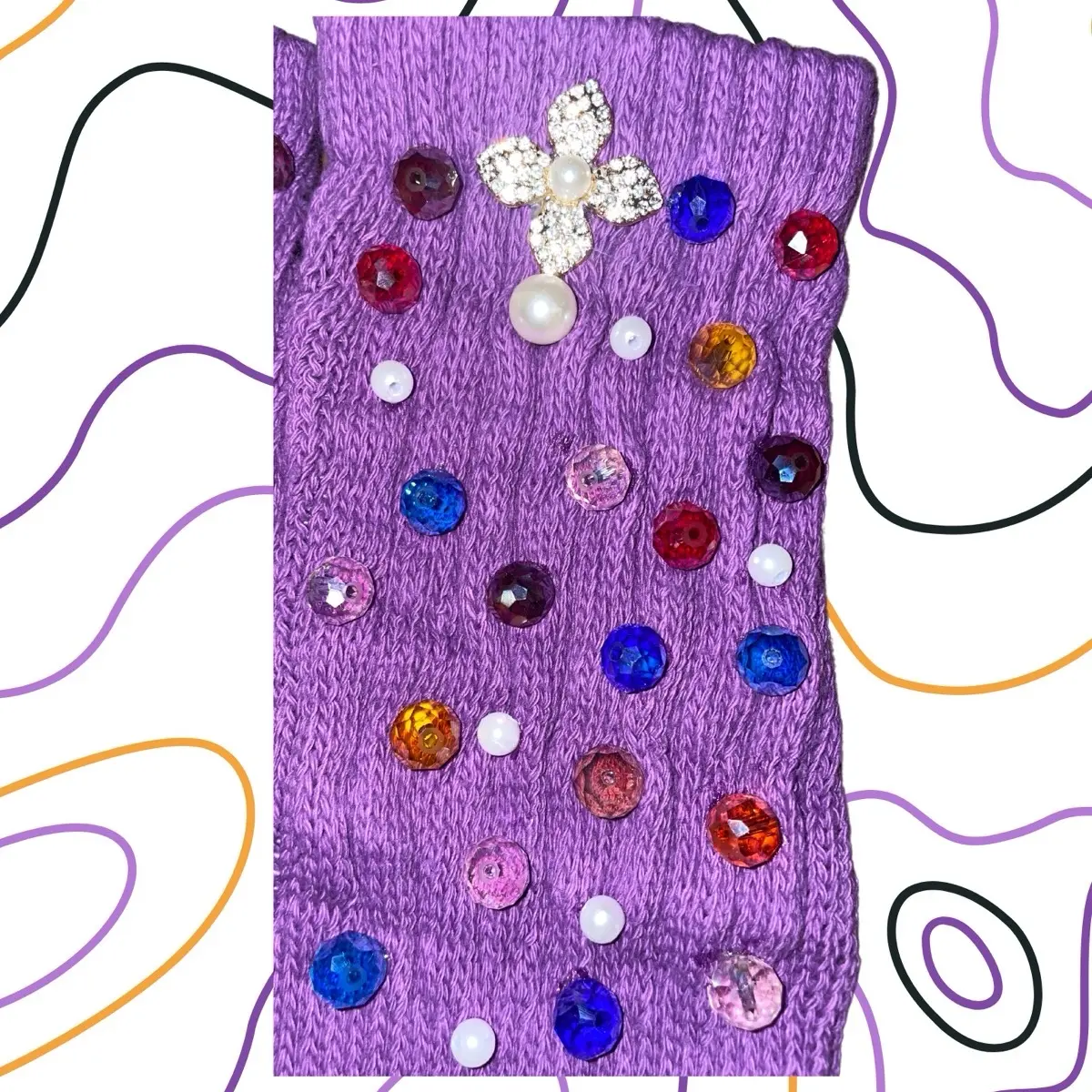 Women's Royal Purple Slouch Socks for Casual Comfort - Underwear, Womenswear