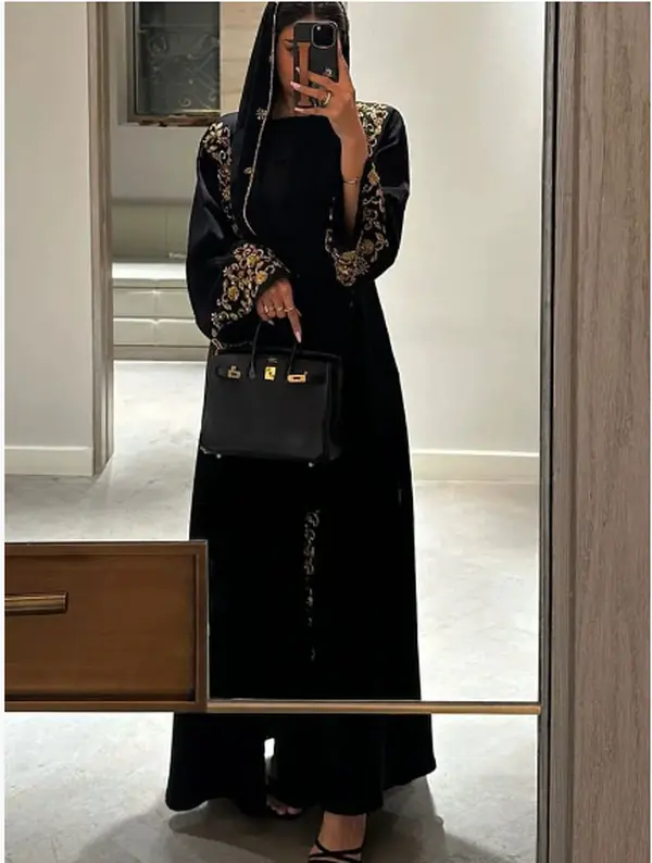 formal night dress for women Beaded High Neck Long Sleeve Custom A-line Muslim Wedding Dress main image 0