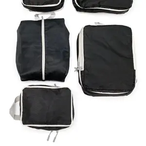 It Girl Travel Collection Suitcase Organizers In Black