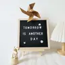 Felt Letter Board Set for Personalized Messages and Notes, with 340 Letters and Symbols, Stand and Storage Bag, Suitable for Home, Office, Party & Wedding Decor, Announcements, Wooden Home Sign, Home Decor Products