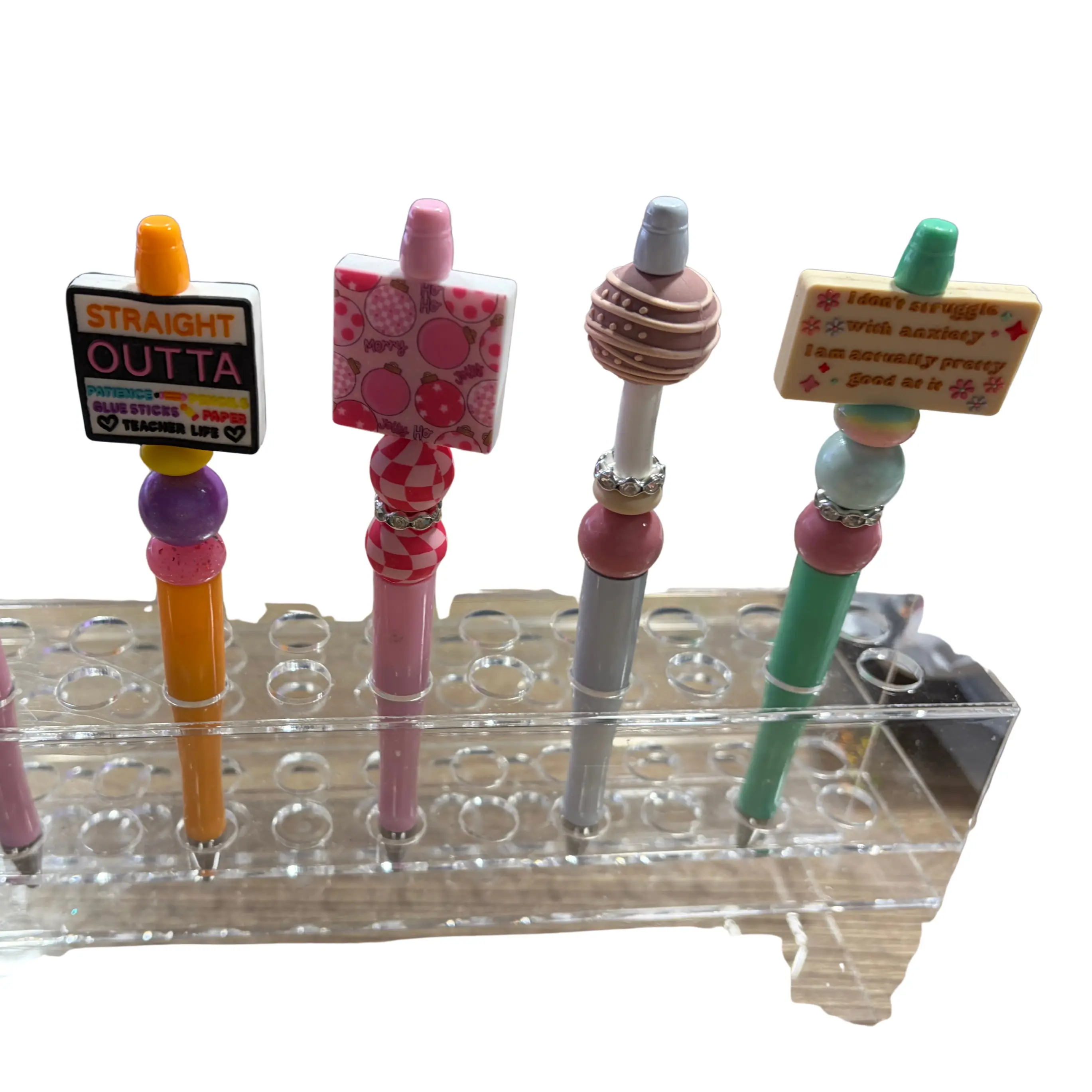 Premade plastic pens