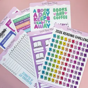 2026 Reading Journal Bundle Part 2 Stickers Individual Pages
