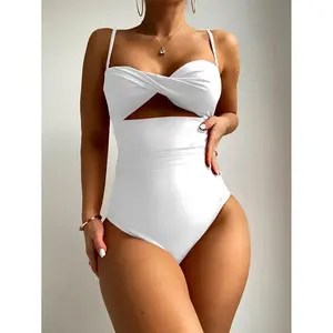 Women’s Push-Up One Piece Bandeau Swimsuit