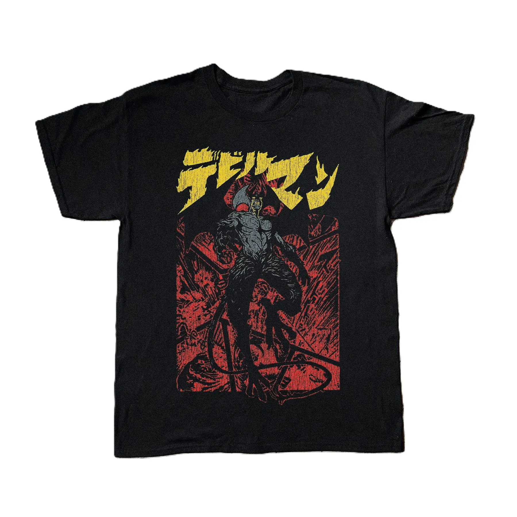 VINTAGE 90'S DEVILMAN ANIME BLACK T-SHIRT