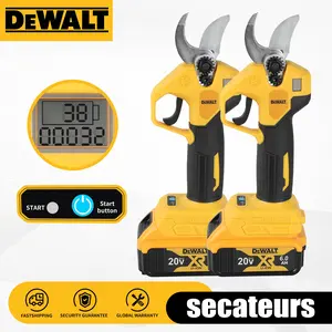 DEWALT 20V Brushless Electric Pruning Shears Compatible with DeWalt Battery | 40mm Heavy Duty Cordless Tree Trimmer for Garden & Orchard