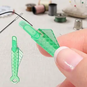 Easy Threader Needle Threading Tool for Sewing Machine, Anti-Slip Quick Thread Guide with Precision Positioning for Embroidery, DIY Craft & Elderly Hand Sewing Aid