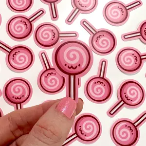 Swirl Lollipop Mini Sticker