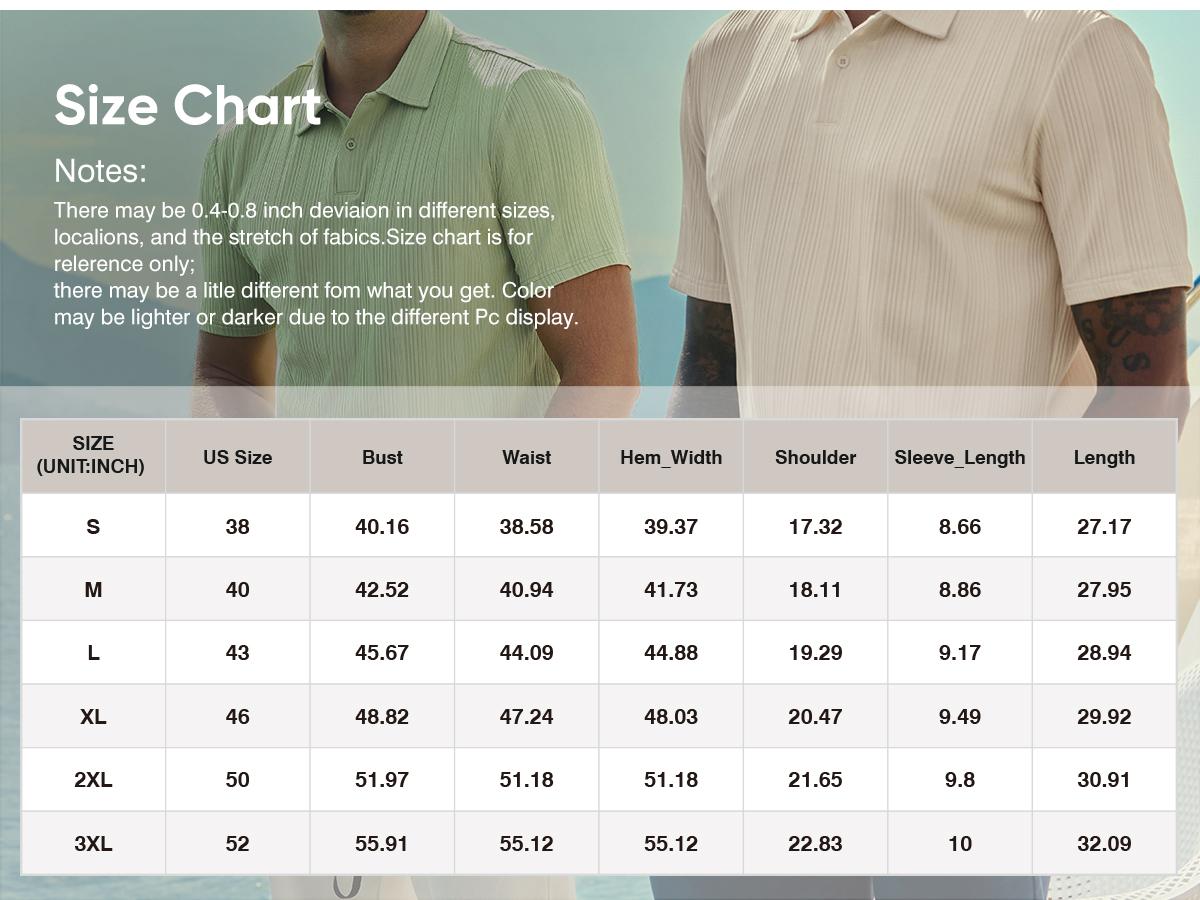 JMIERR 2026 Mens Casual Knit Polo Shirts Stretchy Old Money Textured Short Sleeve Dress Golf Shirts