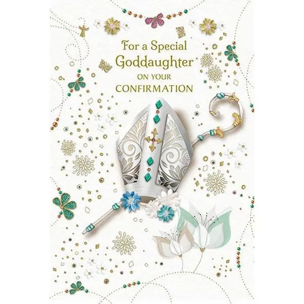 For a Special Goddaughter on your Confirmation Greeting Card