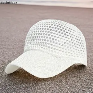 Unisex Adults' UV Shield Sports Hat - Breathable Mesh Caps, Ventilation Mesh Cap, Lightweight Quick-Dry, Adjustable for Outdoor Hiking, Fishing (Bag Accessory Charm/Twillie) Sun Visor Hat