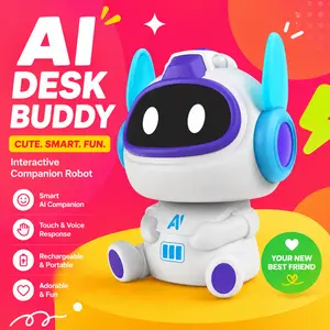 Intelligent Voice Control AI Robot, Custom Personality Interactive Talking Companion, Desk-Size Delight Screen-Free Tech Toy, Gift for Teens