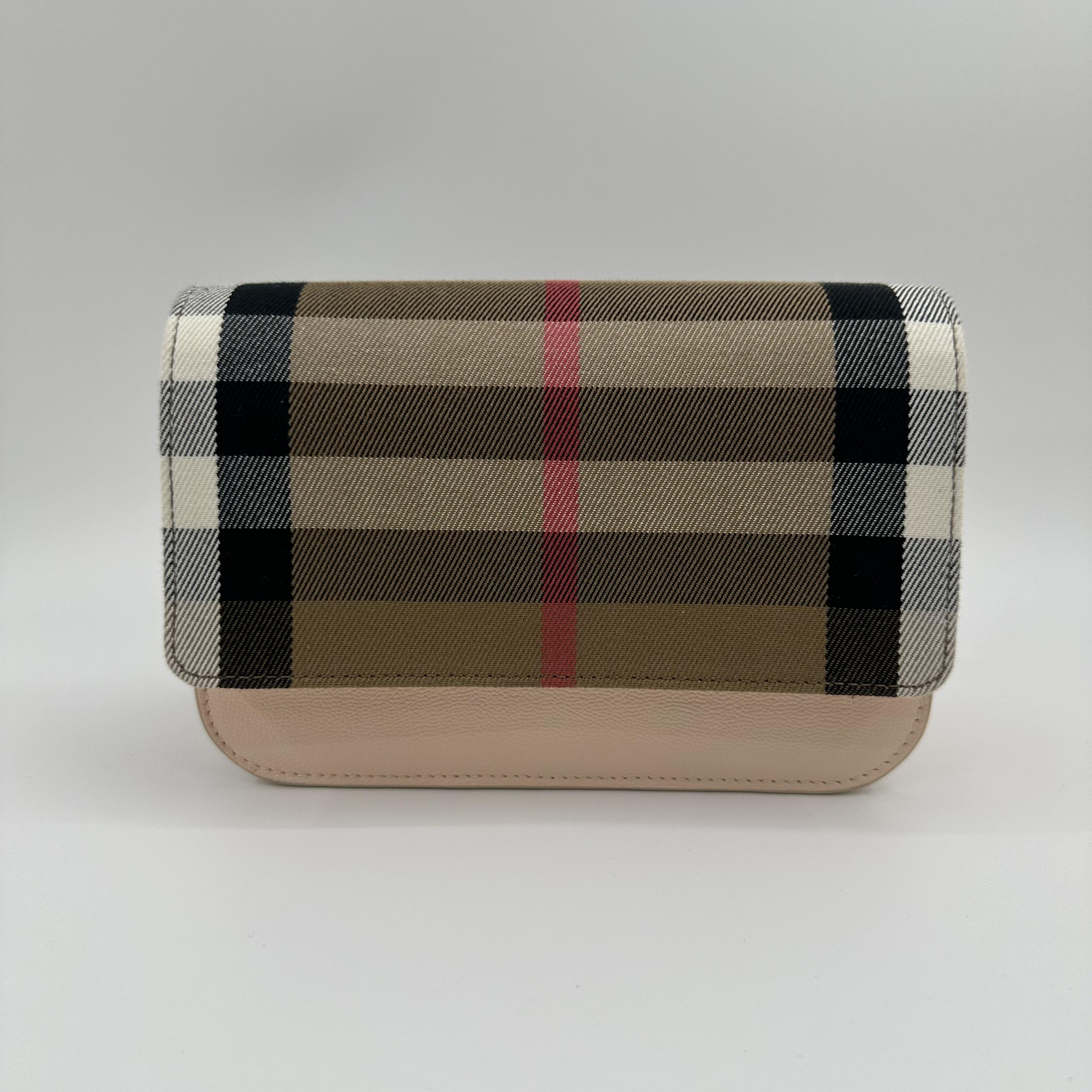 Pre-owned BURBERRY canvas wallet handbag