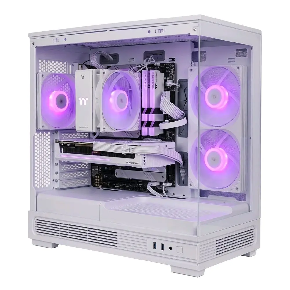 Échelon Carrara Taro - Gaming PC : Ryzen 5 5500, Intel Arc B580 12GB, 16GB DDR4-4000, 1TB RGB NVME, 850W RGB PSU, WiFi6+BT, Windows 11