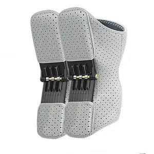 1PairwithPowerfulReboundSpringsKneeAssistiveDeviceNon-SlipAdjustableKneeBoosterBreathableKneeProtectionBooster