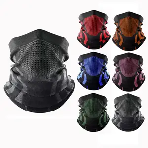 Seamless Multi-Sport Balaclava: Windproof Cycling Mask w/Moisture-Wicking Tech for Running, Skiing & Hiking - Face Neck Ear Coverage fask