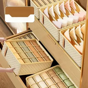 Underwear and socks storage box drawer-type multi-functional home student dormitory storage box wardrobe compartment storage box