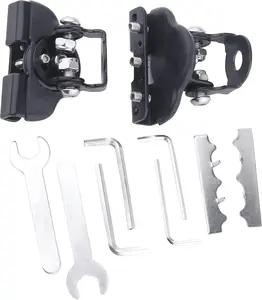 2PCS Car Hood Bar Mounting Brackets, Adjustable Hood Mounting Bracket for LED Lights, Universal Off-Road Accessories, Ditch Light Brackets for Off-Road Truck