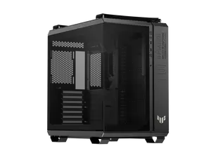 ASUS TUF Gaming GT502 Horizon ATX Mid-Tower Gaming Case (boundless panoramic design, dual-chamber, independent CPU and GPU cooling zones, tool-free side panels, USB 10 Gbps Type-C front panel)