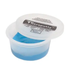 Fabrication Enterprises  CanDo Theraputty Exercise Material- 2 Oz.- Blue - Firm