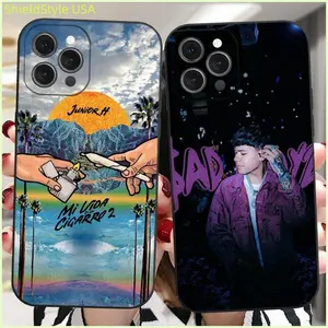 Rapper Junior H Sad Boyz Phone Case For iPhone 16,15,14,13,12,11 Plus,Pro,Max,XR,XS,X,7,8 Plus,SE,Mini Silicone Soft Smartphone Protective Cute Case