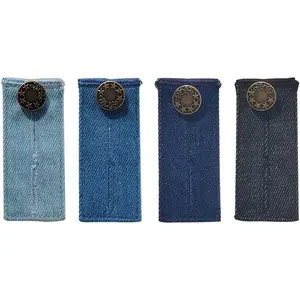 4 count  Waistband Extenders for Pants Skirts, Adjustable Jeans Button Extender,  Inch Adjustable Fit for Men Women Maternity