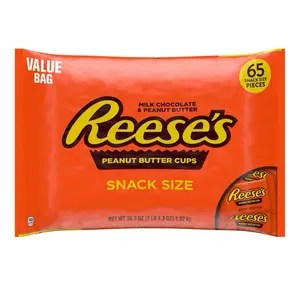 REESE'S Milk Chocolate Peanut Butter Cups, Snack Size, 65 pcs.