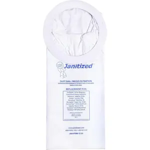 Vacuum Filters Designed to Fit Most Commercial 10 Qt. Backpack Vacs, 10/Pack