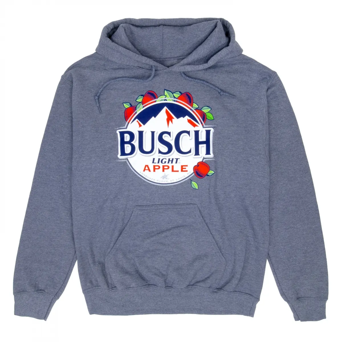 Busch 899462-large Light Apple Bunch Logo Hoodie - Grey - Large