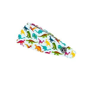 RAVEbandz The Pro - Wide Stretch Headband (Dinos)