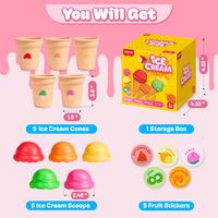 Color - 5 Cones 5 Scoops